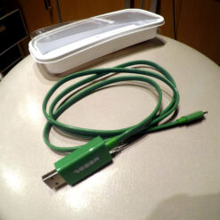 Alternative view of CABLE IPHONE, IPAD,IPOD LUMINOSO LED VERDE USB