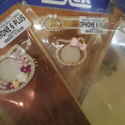 PROTECTOR TPU ESPEJADO ORO COBRE PLATA IPHONE 6 PLUS PIEDRAS