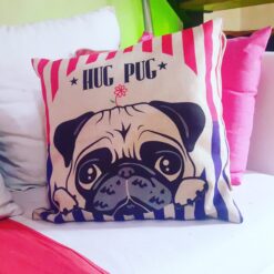 PUG FUNDA PARA ALMOHADON