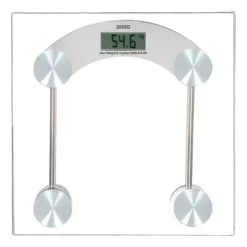 Balanza Digital Home Vidrio 150kg Cuadrada 30cm Color Trasparente