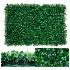 Alternative view of Jardín Vertical Artificial Muro Panel 40x60 Tupido Exterior Color Verde