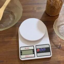 Alternative view of Balanza de cocina digital SQ Cozinha SF-400 pesa hasta 10kg Blanco