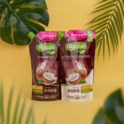 Alternative view of Shampoo Suavidad Coco y Leche Repuesto Ecopack 930ml Algabo