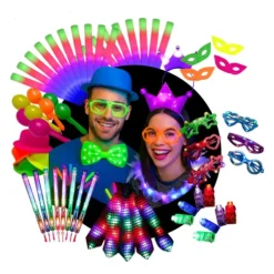 Combo Cotillón Carioca Neon Luminoso Eco 115 Personas