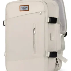 Mochila Carry On South Port Viaje Expansible Puerto Usb Color Marrón