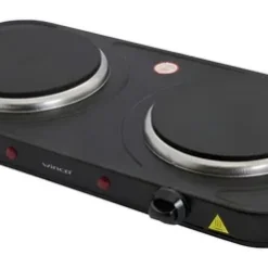 Anafe Electrico Doble 2 Hornallas Winco W41 2200w Color Negro