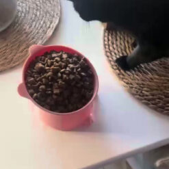 Alternative view of Comedero Bebedero Plato Alto Gato Mascota Elevado Inclinado