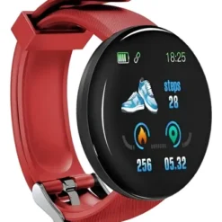 Smartwatch D18 Reloj Inteligente Fitband Redondo Deportivo