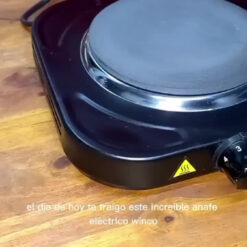 Alternative view of Anafe Electrico Doble 2 Hornallas Winco W41 2200w Color Negro