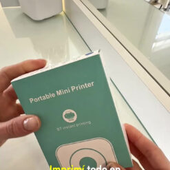 Alternative view of Mini Impresora Térmica Portátil Bluetooth Celular Recargable Color Celeste