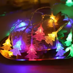 Guirnalda Luces Navidad Arbolito Pino 5metros 28luces 220v Multicolor