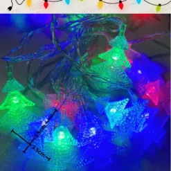 Alternative view of Guirnalda Luces Navidad Arbolito Pino 5metros 28luces 220v Multicolor