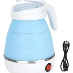 Pava Jarra Eléctrica Hervidor Plegable Portátil Viaje Color