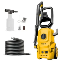 Hidrolavadora Electrica Trent HLT307 1400W Alta presion 1600 Psi 110 Bar con Accesorios