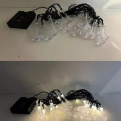 Alternative view of Luces Guirnalda Gota Solar Led Cálida 5mts 20 Led Navidad Cálida