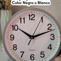 Alternative view of Reloj De Pared Moderno Silencioso Color Negro Clásico Quartz