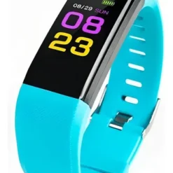 Smartband Noga Band NG-SB01 con correa color celeste y caja color negro