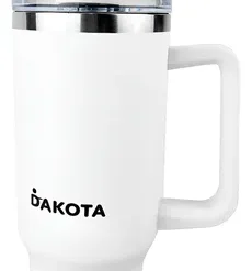 Vaso Térmico 1.2lt Dakota Acero Inoxidable Con Tapa Sorbete Color Blanco