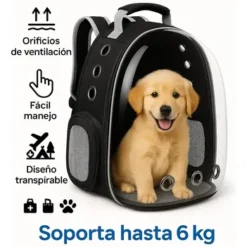 Alternative view of Mochila Transportadora Para Mascotas Rigida Gatos Perros Capsula