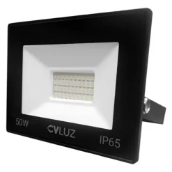 Reflector Led Exterior 50w Proyector Multiled Alta Potencia Ip65 Apto Intemperie Carcasa Negro Luz Blanco Frío