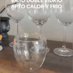 Alternative view of Vaso Doble Vidrio Taza Cafe Espresso Pocillo 150ml Color Transparente