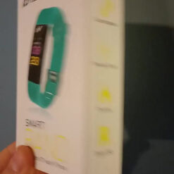 Alternative view of Smartband Noga Band NG-SB01 con correa color celeste y caja color negro