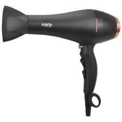 Secador De Pelo Aire Frio Calor 2000w Kanji Beauty Color Negro