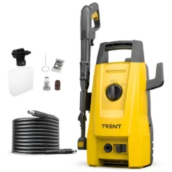 Hidrolavadora Electrica Trent Hlt203 1200w Alta Presion 1600 Psi 110 Bar Con Accesorios