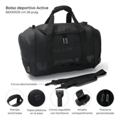 Alternative view of Bolso Deportivo Active Wanderlust 26 Bolso Grande Correas Mochila Desmontable Deportivo