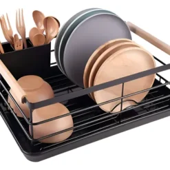 Secaplatos Bandeja Vajilla Organizador Cocina Escurridor Combinado Raitot