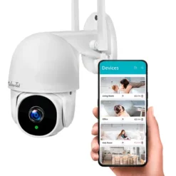Alternative view of Camara De Seguridad App Tuya Wifi Exterior Domo Audio Infrar Color Blanco