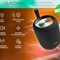 Alternative view of Parlante Portatil Bluetooth Gadnic Pro Batería Recargable