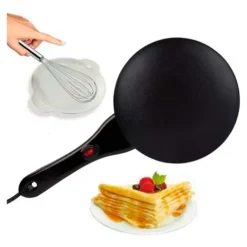 Panquequera Eléctrica Base Antiadherente Crepes Bowl Batidor