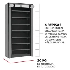 Alternative view of Organizador De Zapatos 8 Estantes 24 Pares Rack Organizadore