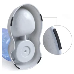 Alternative view of Comedero Dispenser Automático Terrapet Perros Gatos 2kg Plástico Gris o segun stock