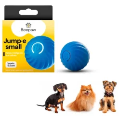 Alternative view of Pelota Interactiva Juguete Beepaw Jump-e Perros Pequeños Color Azul
