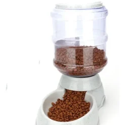 Comedero Dispenser Automático Terrapet Perros Gatos 2kg Plástico Gris o segun stock