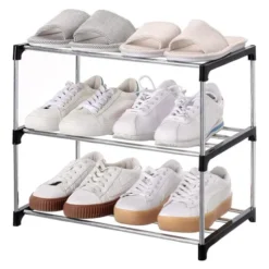 Alternative view of Organizador Zapatero Zapatillas Botinero Estantes Desarmable Negro