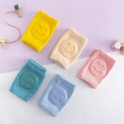 5 Pares de Rodilleras para Bebés y Niños, Protectores de Pierna y Codo Antideslizantes y de Seguridad
