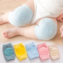 5 Pares de Rodilleras para Bebés y Niños, Protectores de Pierna y Codo Antideslizantes y de Seguridad