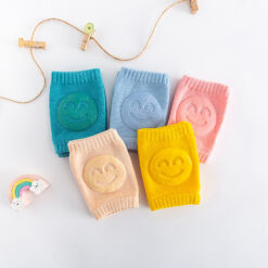 5 Pares de Rodilleras para Bebés y Niños, Protectores de Pierna y Codo Antideslizantes y de Seguridad