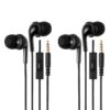 Amazon Basics Auriculares con Cable con Micrófono, Auriculares Intraurales, Conector de 3.5mm, Paquete de 2". (El título ya está en español)