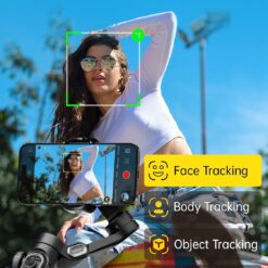 AOCHUAN Estabilizador de cardán para Smartphone: Estabilizador de cardán plegable de 3 ejes portátil para Video en TikTok, Youtube y Vlog, Smart XE