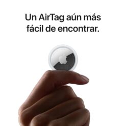 Apple AirTag (2.ª generación): Permite localizar llaves, carteras y más; función de localización con sonido; hasta 1,5 veces más alcance en búsqueda de precisión