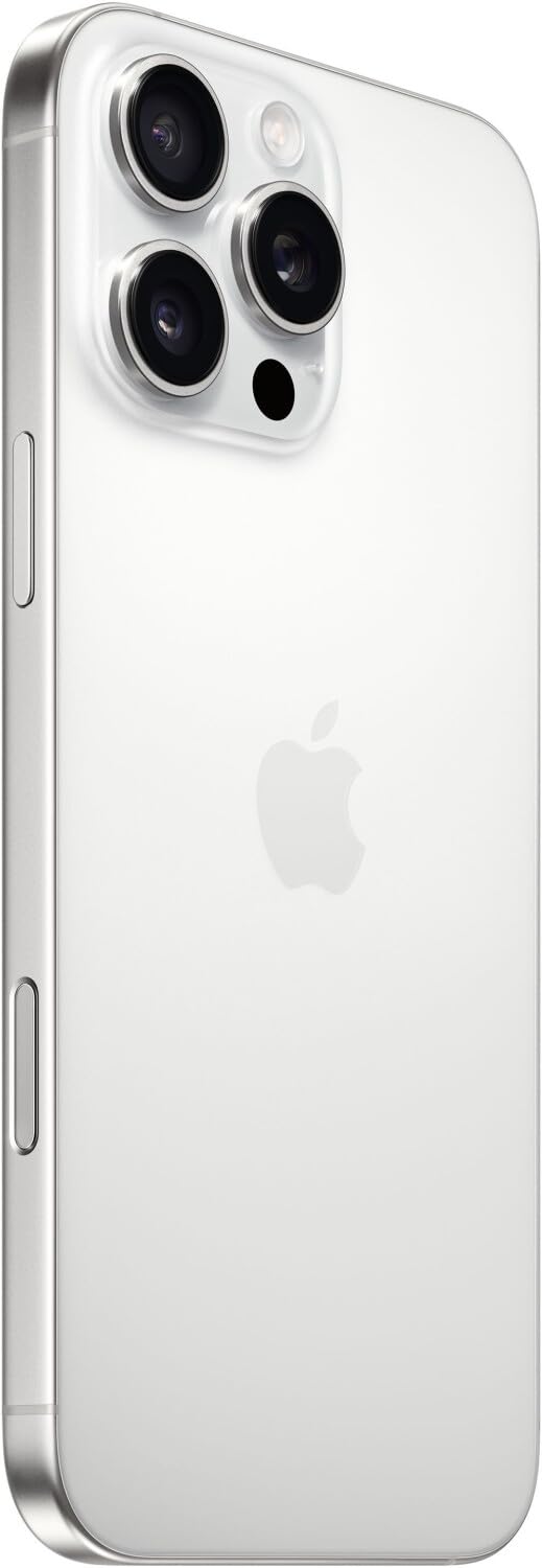 Apple iPhone 16 Pro Max, 256GB, Titanio Blanco (Reacondicionado)" se traduce al español como "Apple iPhone 16 Pro Max, 256GB, Titanio Blanco (Reacondicionado)". La traducción es...