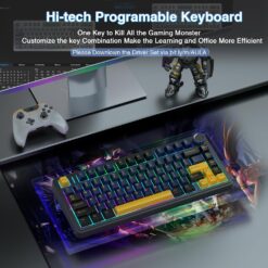 AULA F75 Teclado Mecánico para Juegos Inalámbrico 75%