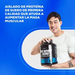 BioTechUSA Iso Whey Zero | Aislado de suero de leche | con BCAA y glutamina" ya está en español. No necesita traducción