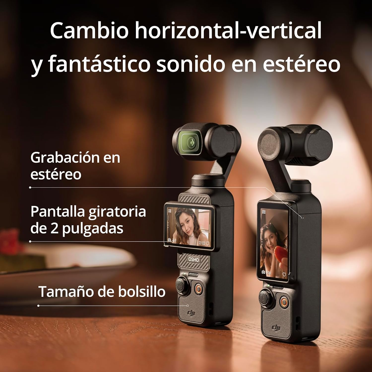 DJI Osmo Pocket 3, cámara con CMOS de 1'' y vídeo 4K/120 fps