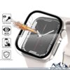 Funda protectora de pantalla de vidrio templado completo para Apple Watch Series 11 10 9 8