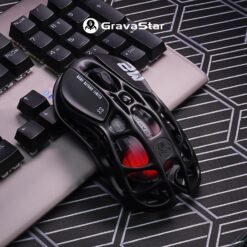 GravaStar Mercury M2 Ratón Gaming Inalámbrico, 26.000 dpi, Negro